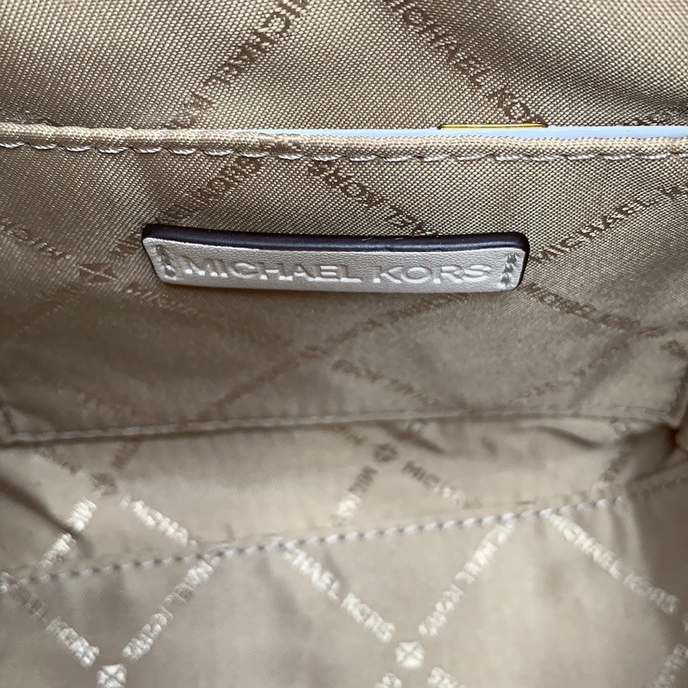 Avril Extra-Small Cheetah Print Calf Hair and Leather Satchel Light Cream multi - Picture 14 of 16